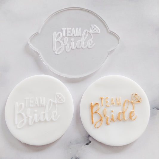 Team Bride Debosser Stamp