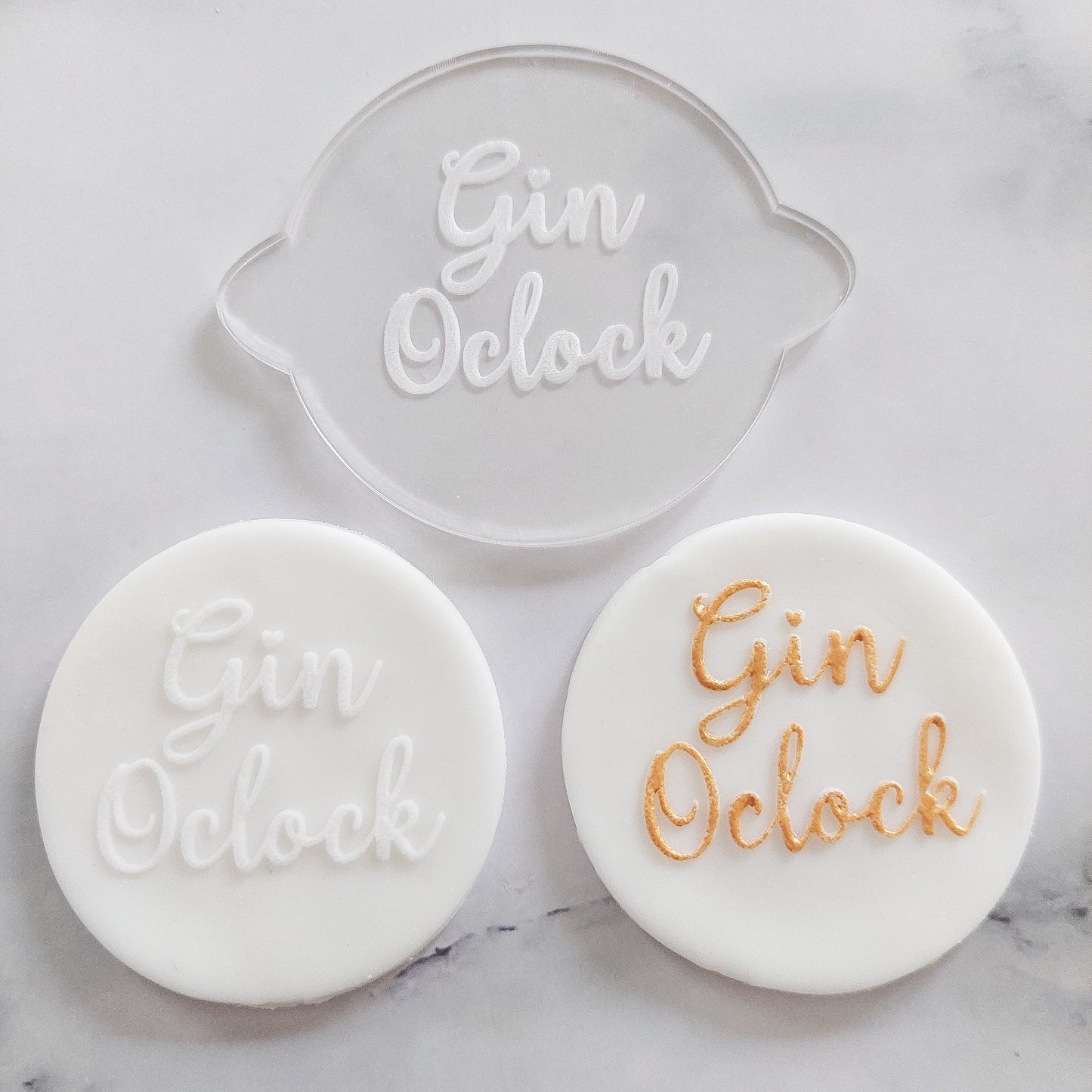 Gin O'Clock Debosser Stamp