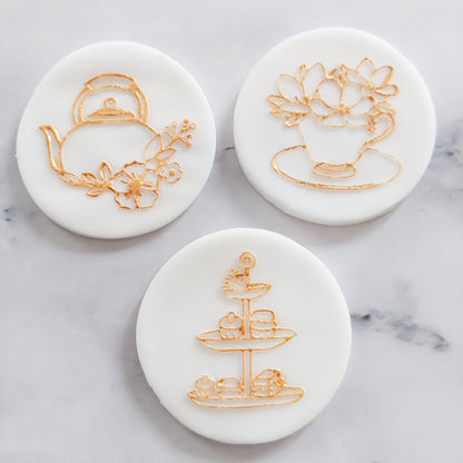 Afternoon Tea Debosser Stamp Set