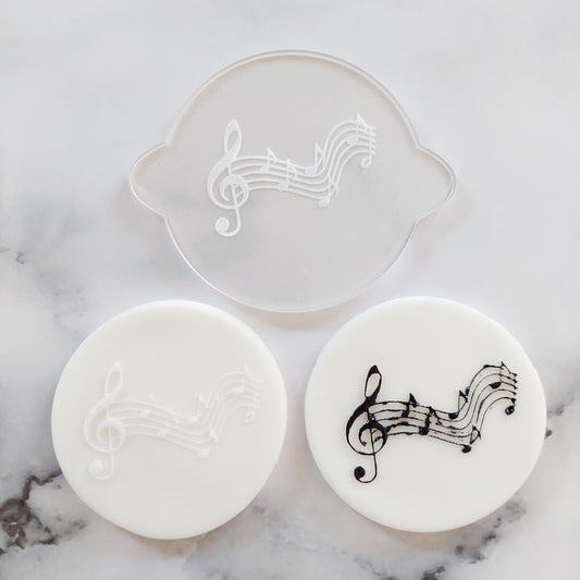 Musical Notes Debosser Stamp