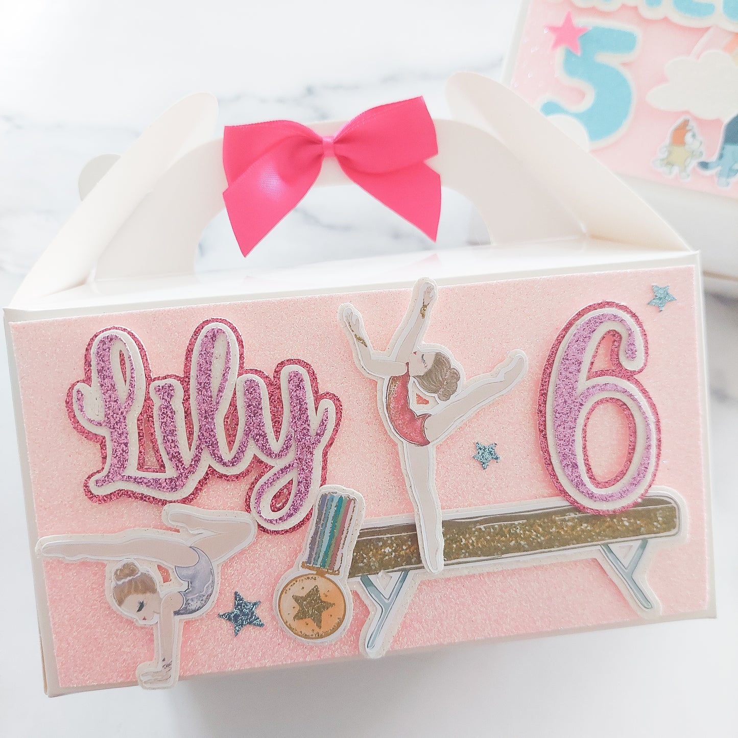 Gymnastics Decorated Party Boxes