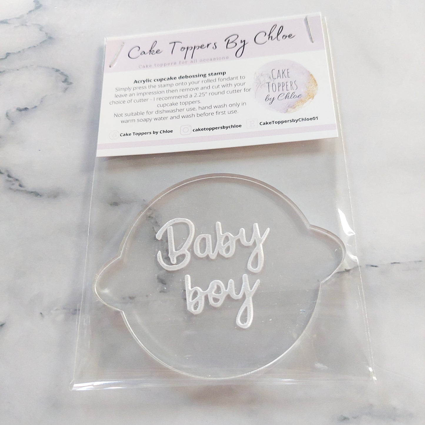 Baby Girl & Baby Boy Debosser Stamps