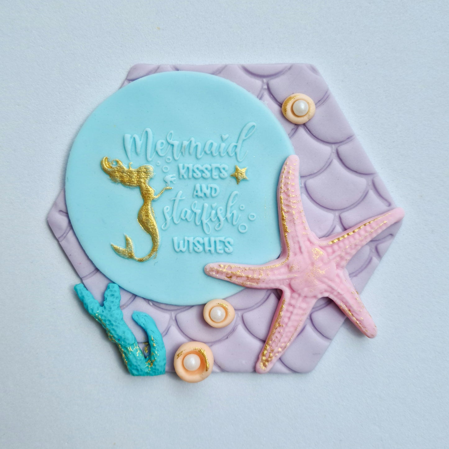 Mermaid under the sea Debosser Stamps