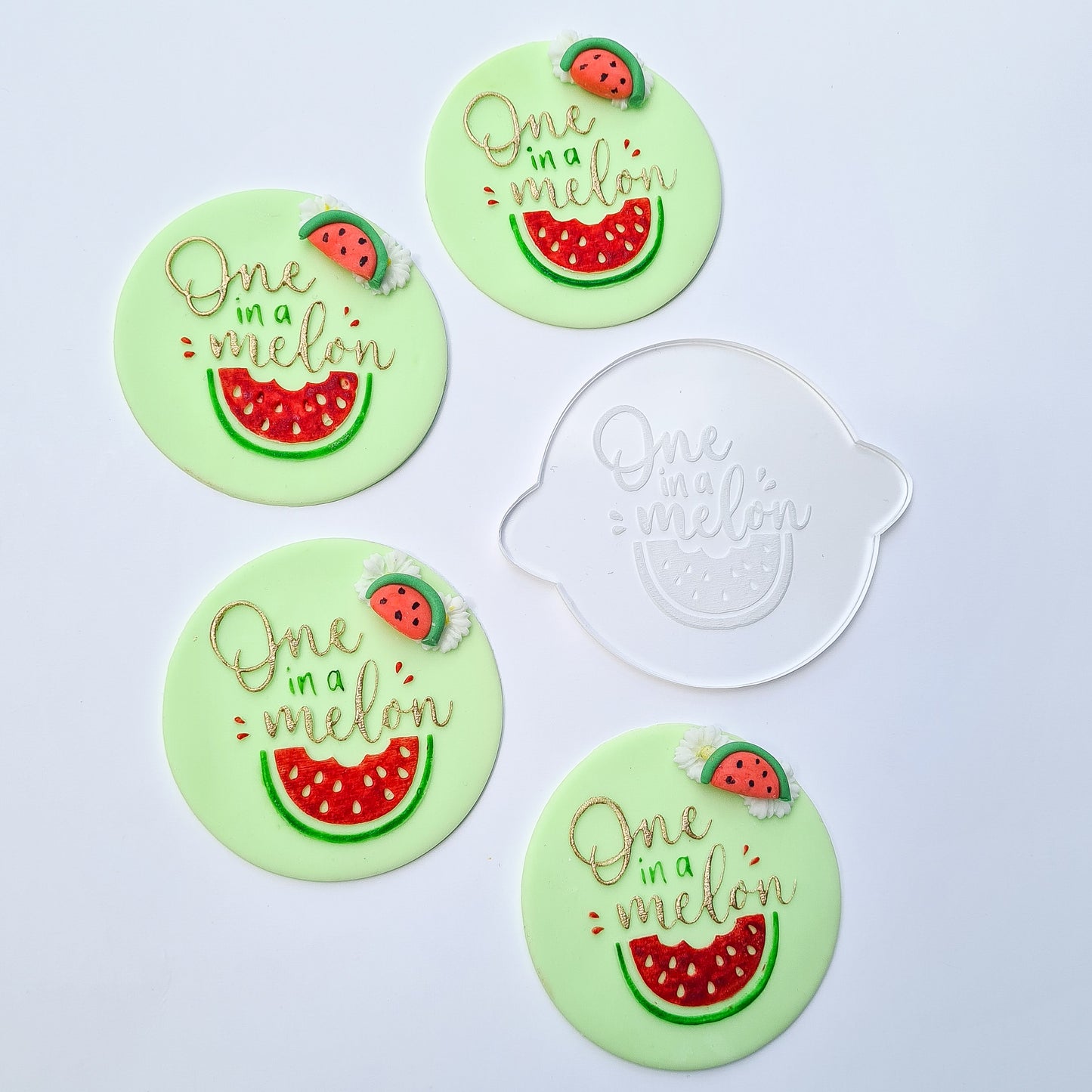 One in a melon Debosser Stamp