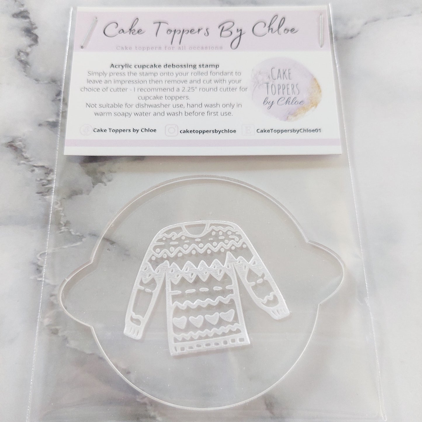 Christmas Jumper Debosser Stamp