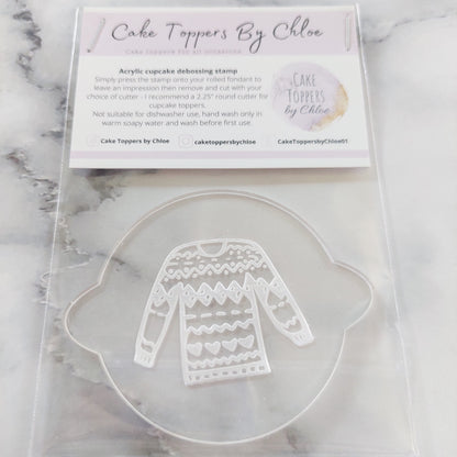 Christmas Jumper Debosser Stamp