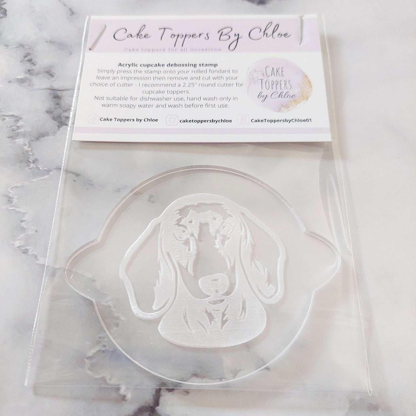 Dachshund Sausage Dog Debosser Stamp