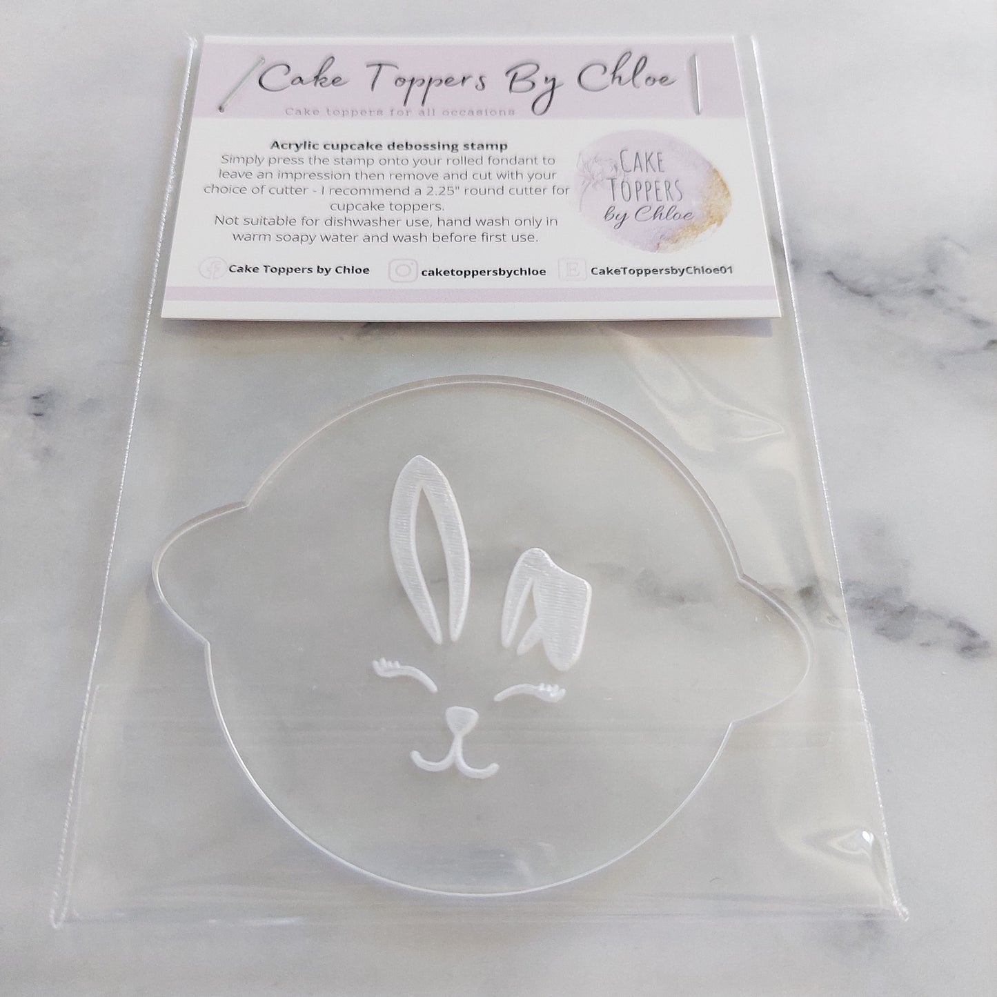 Bunny Face Debosser Stamp