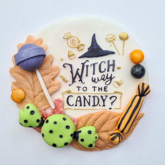 Witch way to the candy? Debosser Stamp