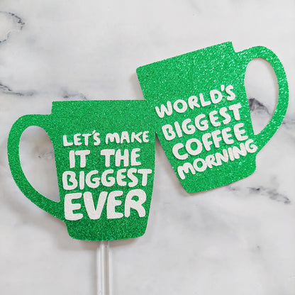 Macmillan Coffee #1 Morning Cake Topper