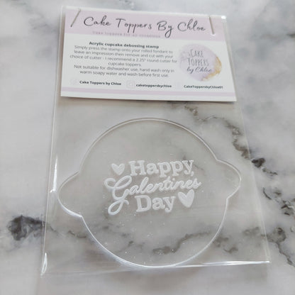 Happy Galentine's Day Debosser Stamp