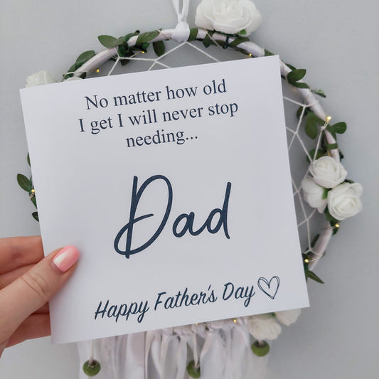 Dad Father's Day, Birthday, Printed Greeting Card