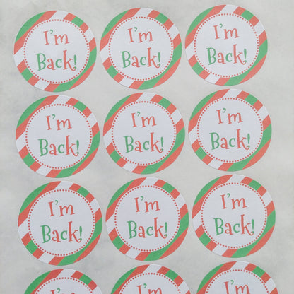 I'm back! Elf Sticker #1