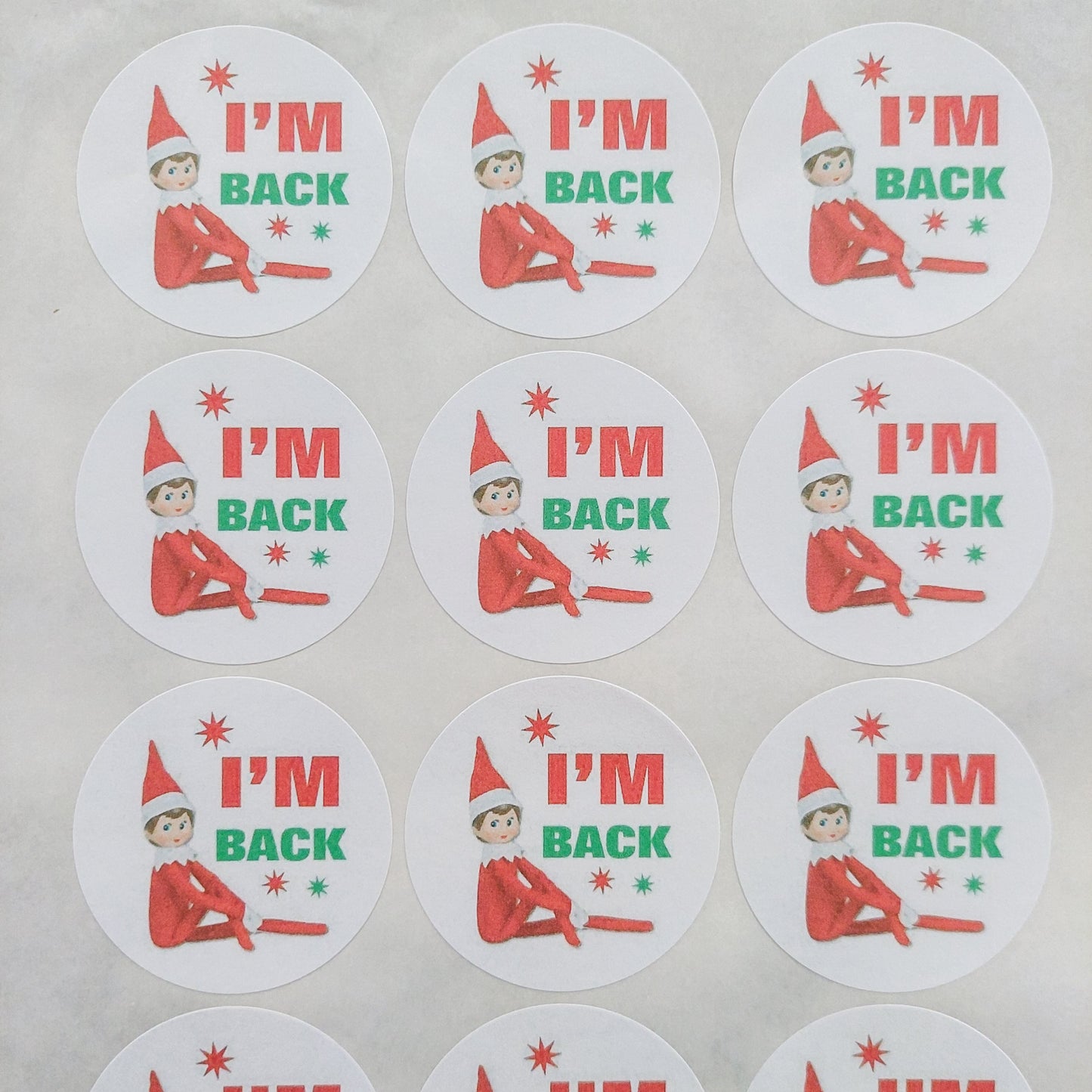 I'm back! Elf Stickers #2