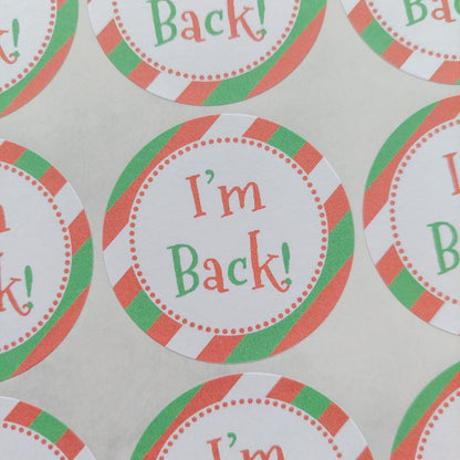 I'm back! Elf Sticker #1