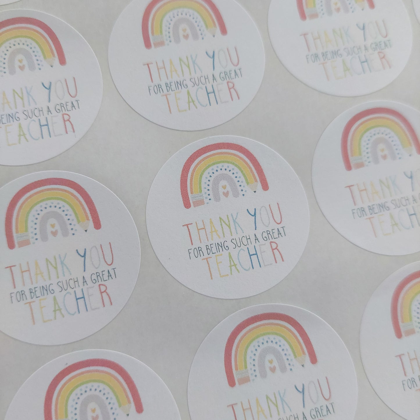 Thank you teacher Stickers