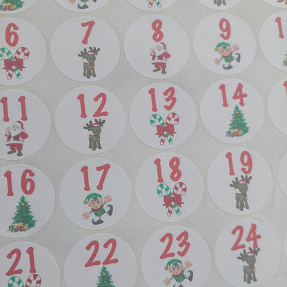 Christmas Advent Stickers #1