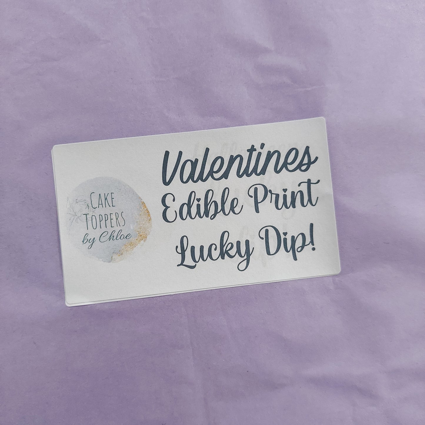 Valentine's Edible Print Lucky Dip