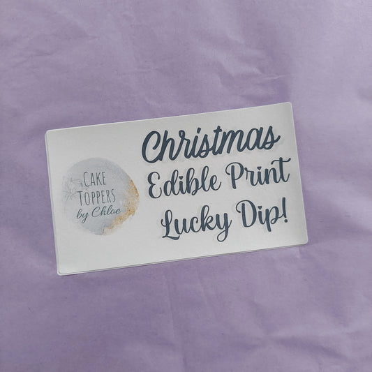 Christmas Edible Print Lucky Dip