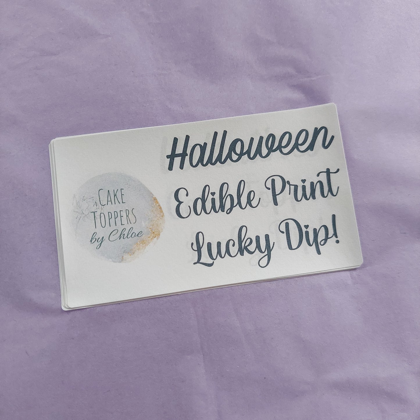 Halloween Edible Print Lucky Dip