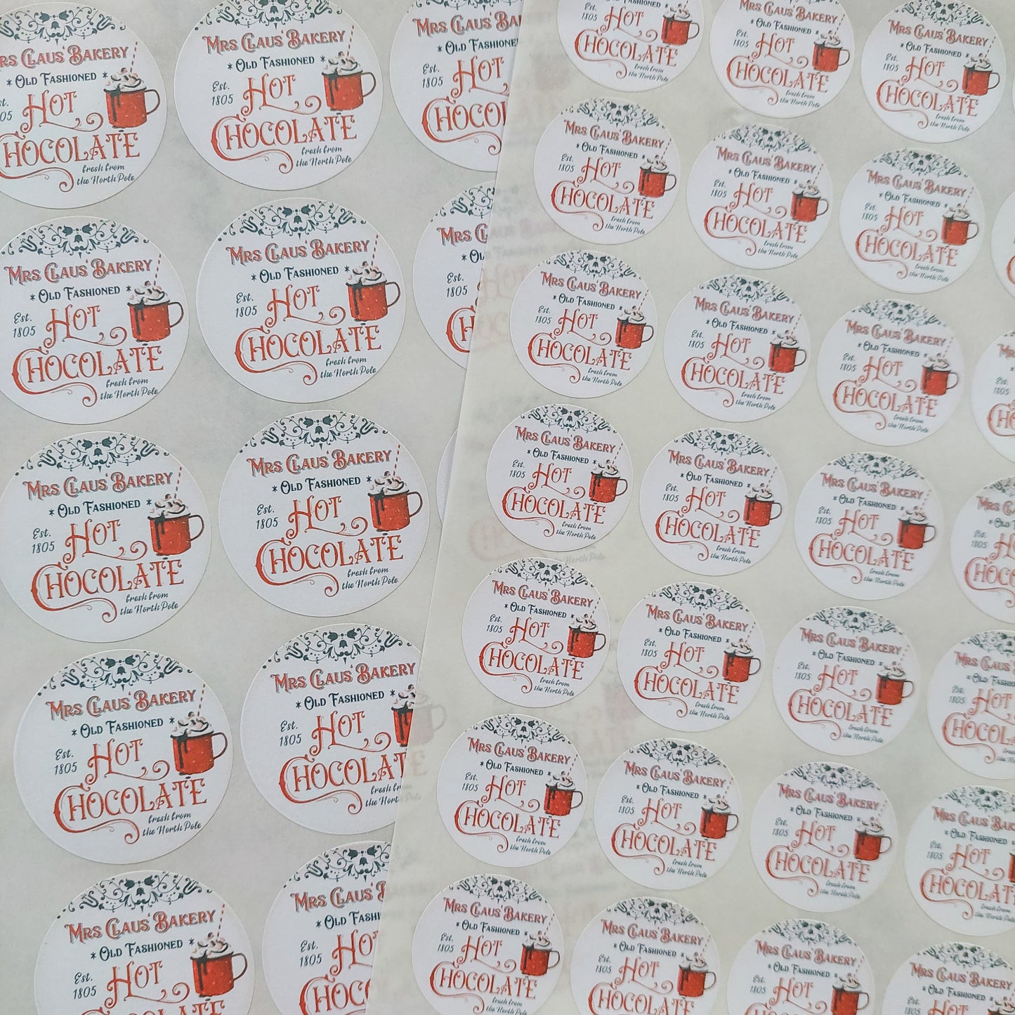 Mrs Claus Bakery Stickers