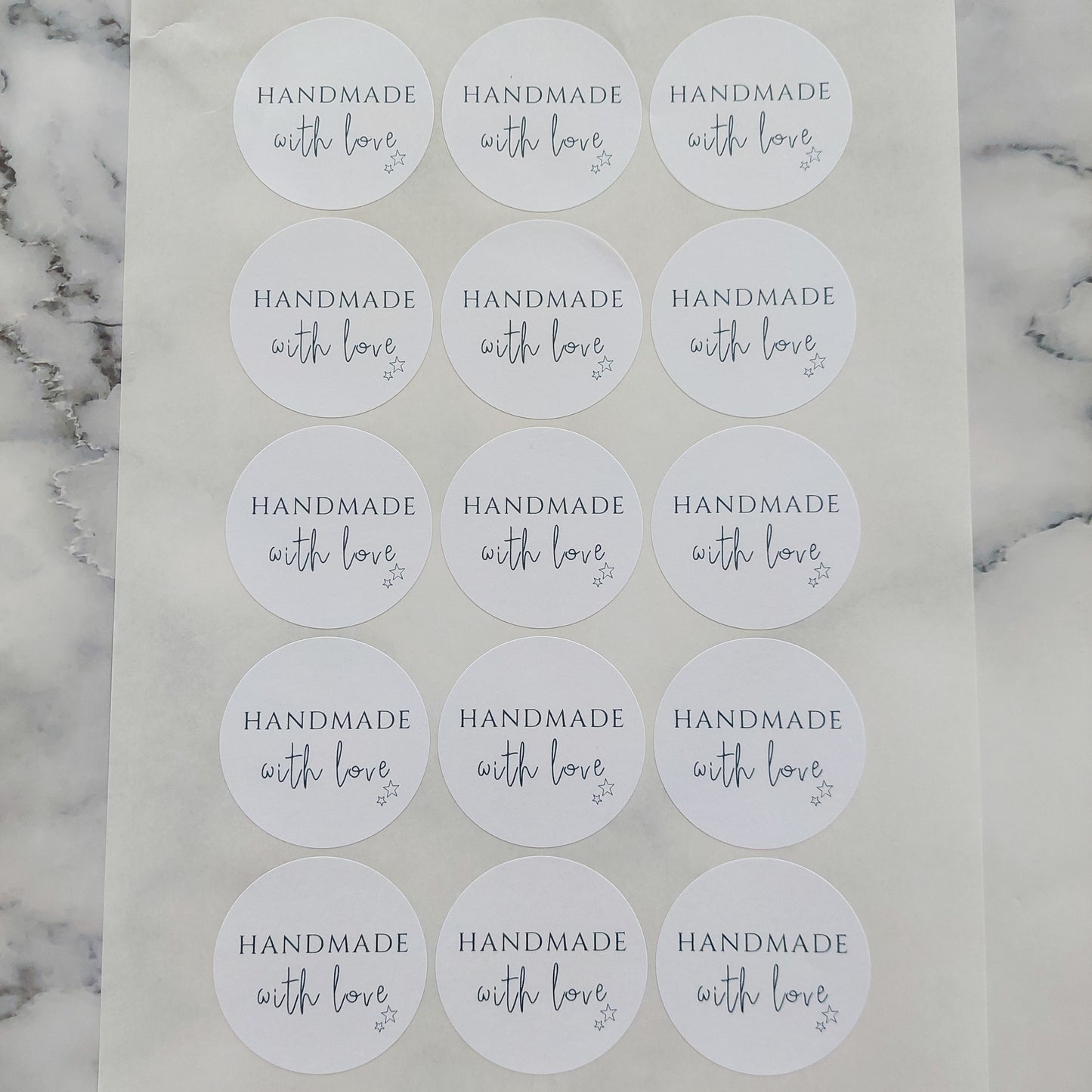 Handmade with love Stickers