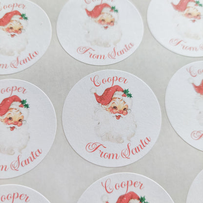 Personalised Santa Stickers