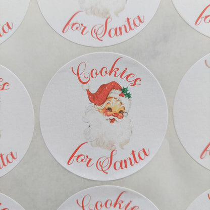 Cookie's for Santa - Stickers