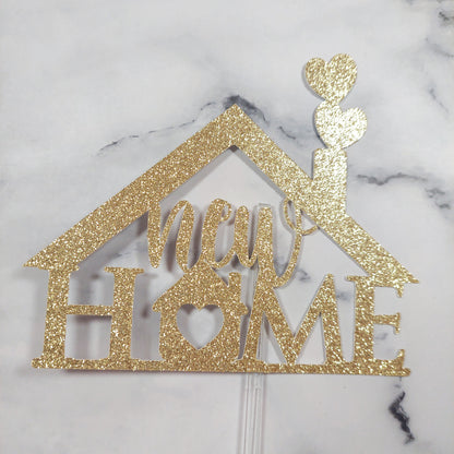 New Home Cake Topper