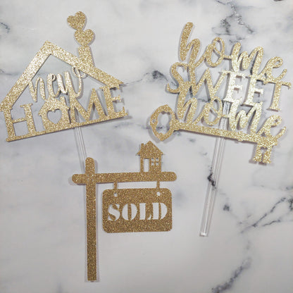 New Home Cake Topper