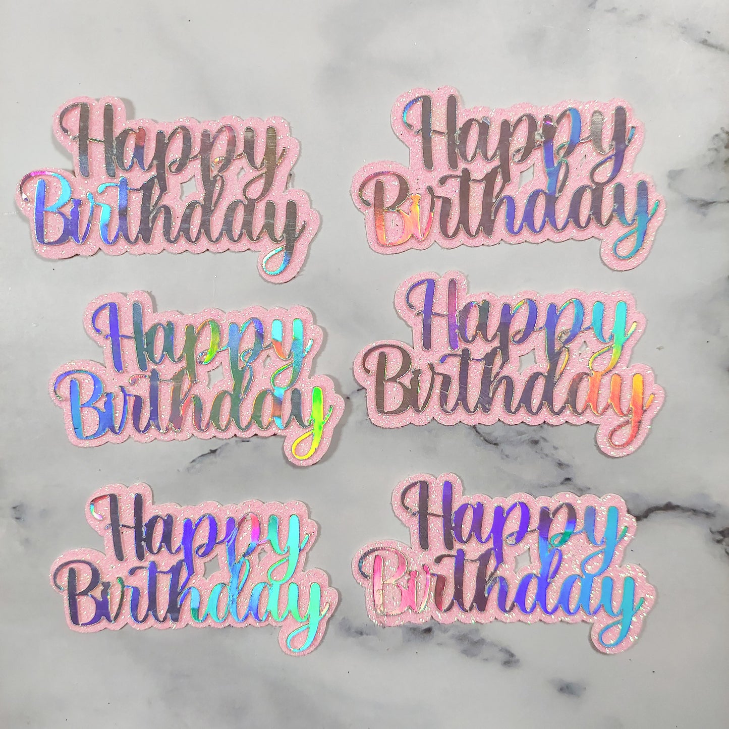 Double Layered Cupcake Toppers Font #2