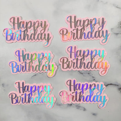 Double Layered Cupcake Toppers Font #2