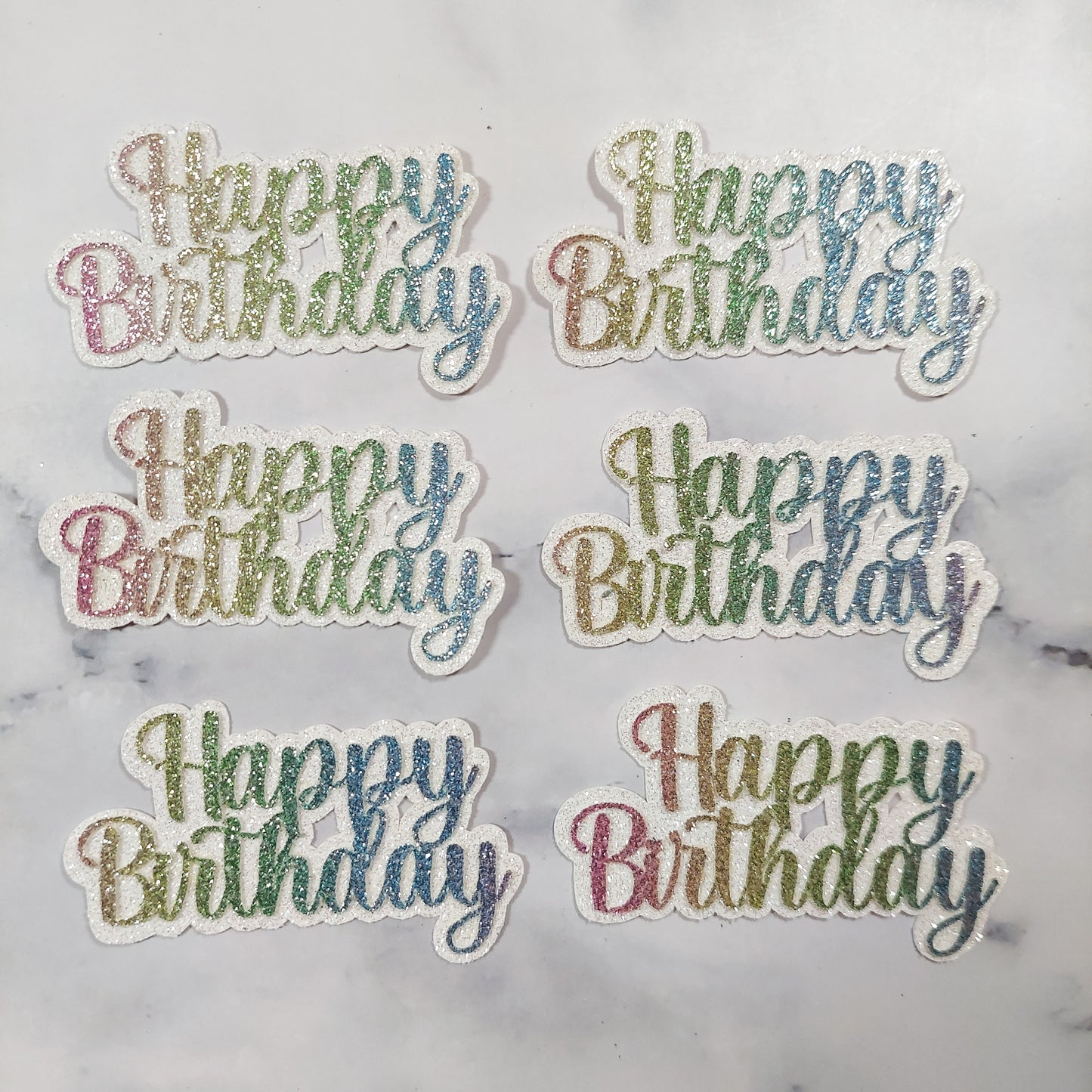 Double Layered Cupcake Toppers Font #2