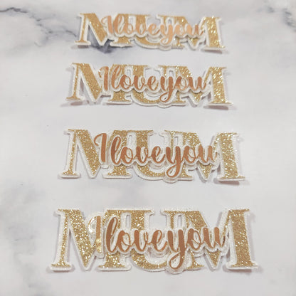 MUM Card Cupcake Toppers