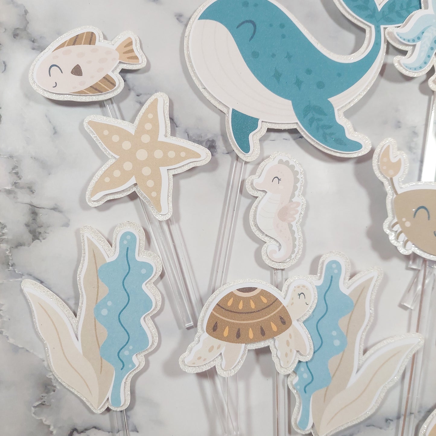 Under the sea Cake Toppers