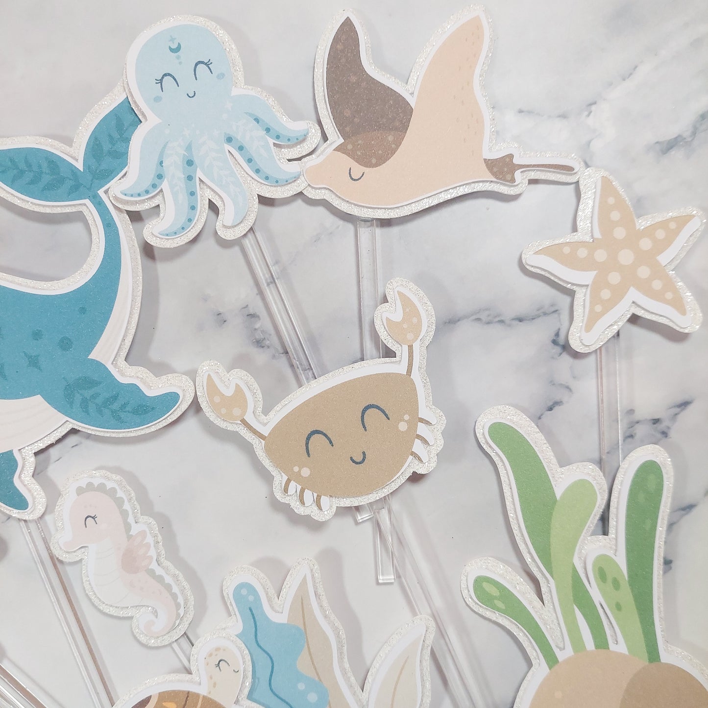 Under the sea Cake Toppers