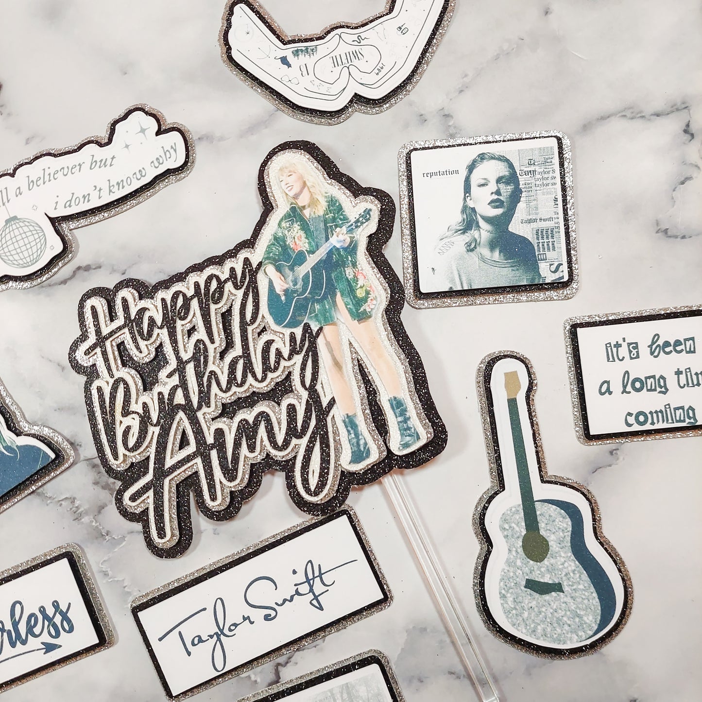 Taylor Swift Cake Topper Set