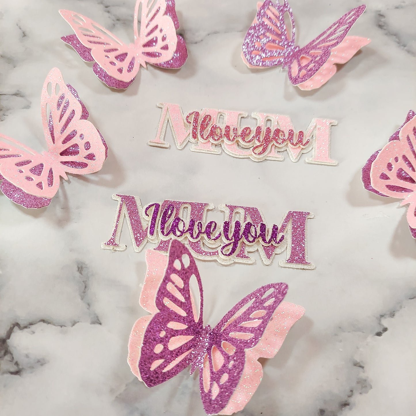 MUM Card Cupcake Toppers