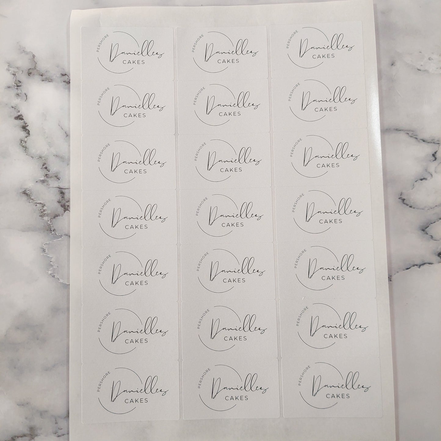 Rectangle Logo Stickers