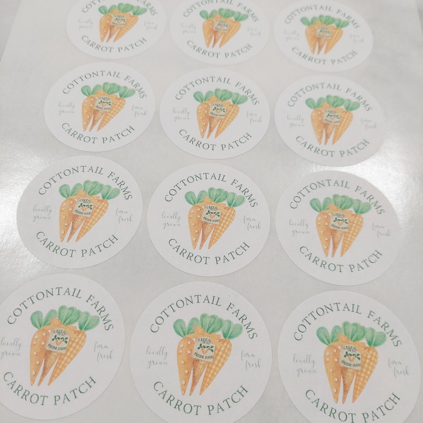 Carrot Patch Sticker Sheet