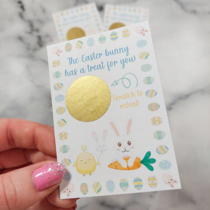 Easter Bunny Scratch Cards