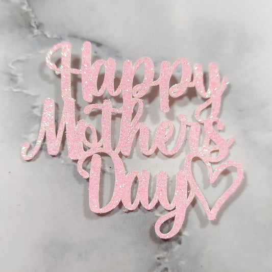 Happy Mother's Day Card Cupcake Toppers