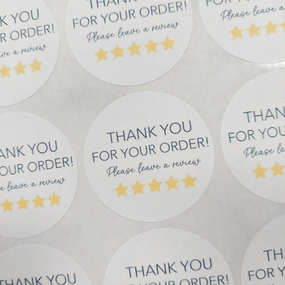 Thank you/Review Stickers