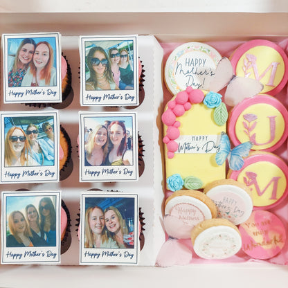 Mother's Day Polaroid Cupcake Toppers Icing Sheet