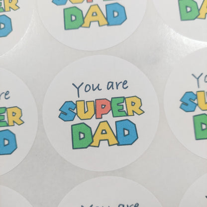 Super Dad Sticker Sheet