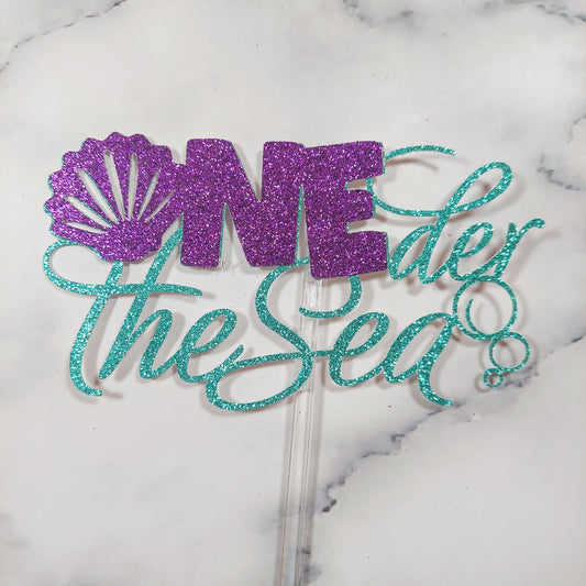 Sale: Oneder the Sea Glitter Card Cake Topper