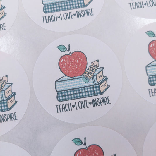 Teach • Love • Inspire - Stickers