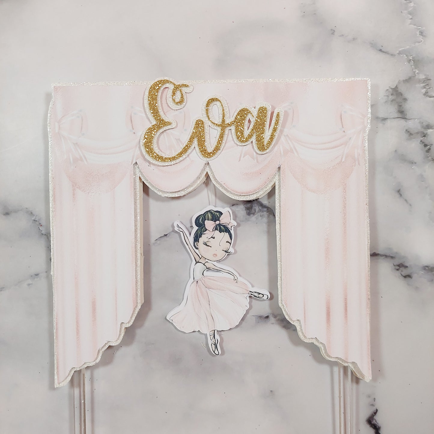 Spinning Ballerina Cake Topper