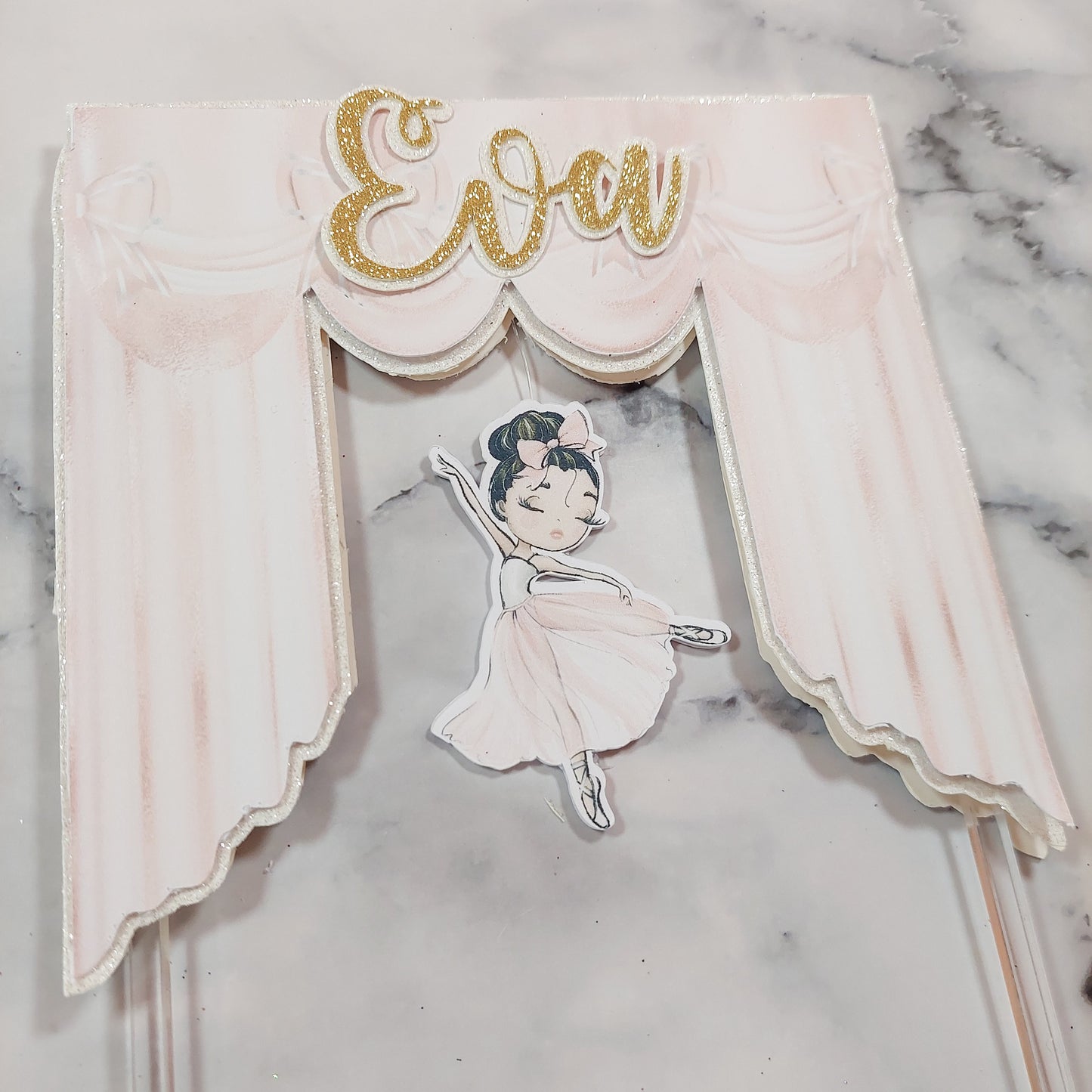 Spinning Ballerina Cake Topper