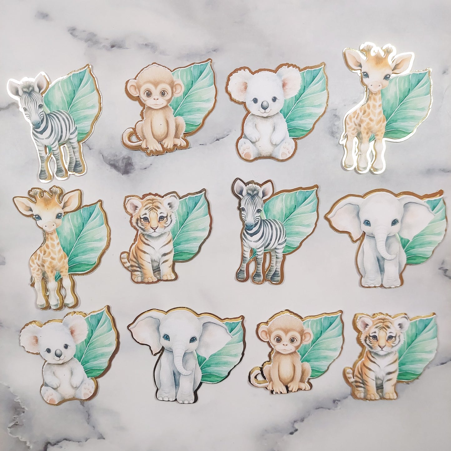 Animal Card Cupcake Toppers